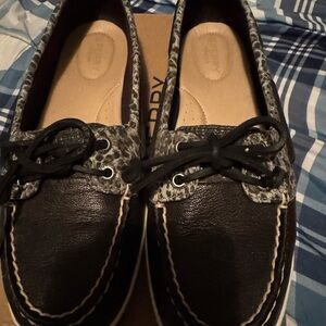 Sperry Black Loafers Classic Flats